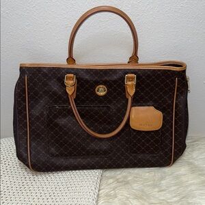 Rioni Brown and Tan Designer Tote